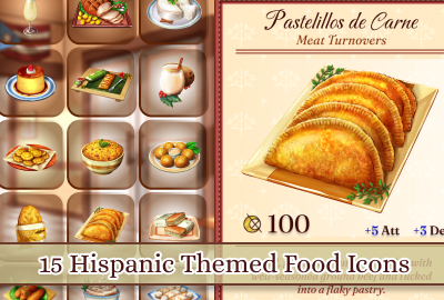 Hispanic Food Icon Pack main cover image